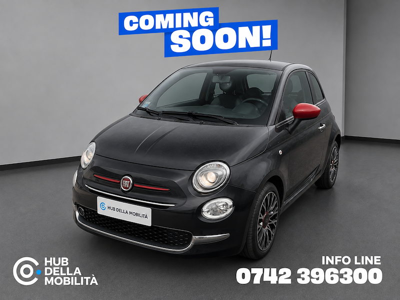 FIAT 500 1.0 Hybrid Red
